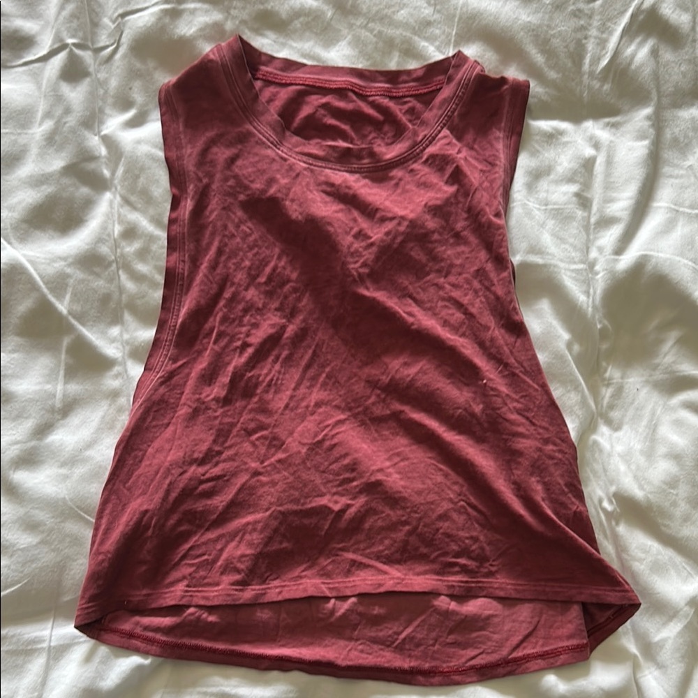 Lululemon Athletica Pink Sleeveless Tank Top